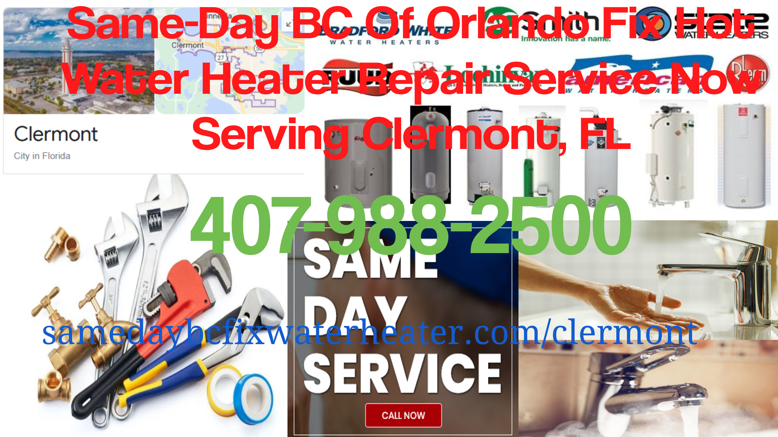 Water Heater Repair Clermont FL Replacement or Installation Service