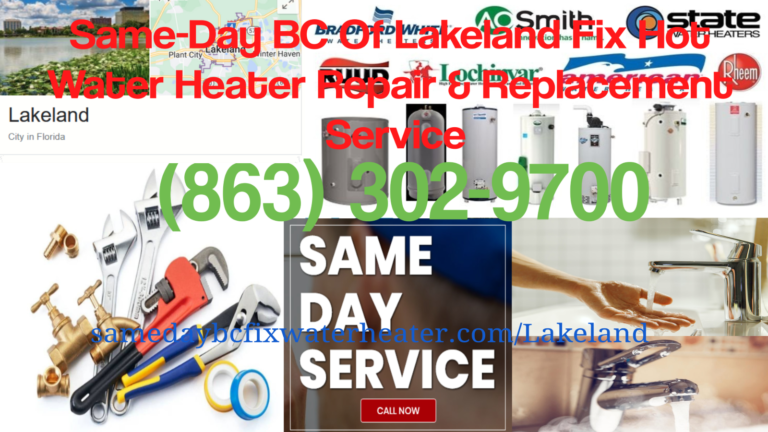 Water Heaters Repair and replacement service near me in Lakeland fl