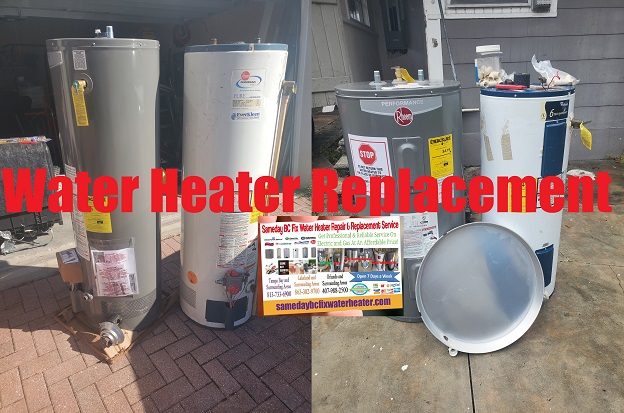 hot water heater replacement service company