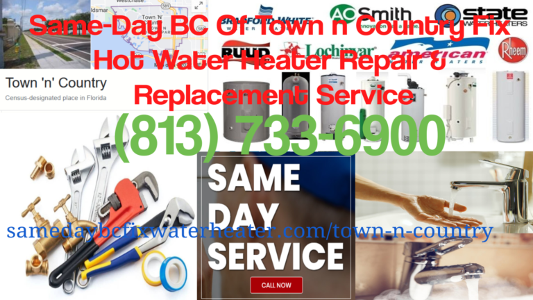 water heaters repair and replacement in town 'n' country fl near me